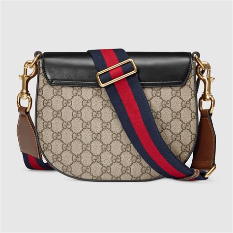 gucci supreme classic shoulder bag images|gucci gg supreme crossbody bag.